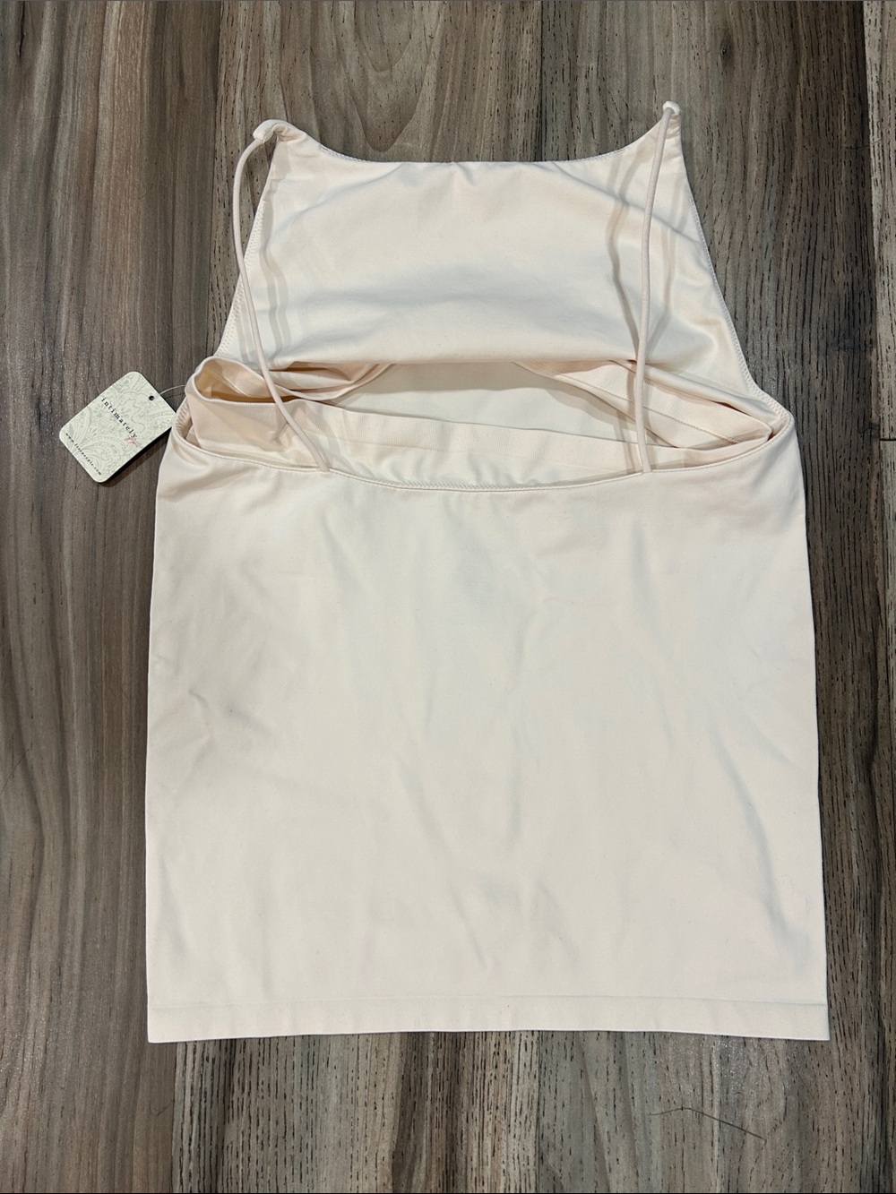 Free People High-Neck Tank in Pale Blush - Picture 3 of 3